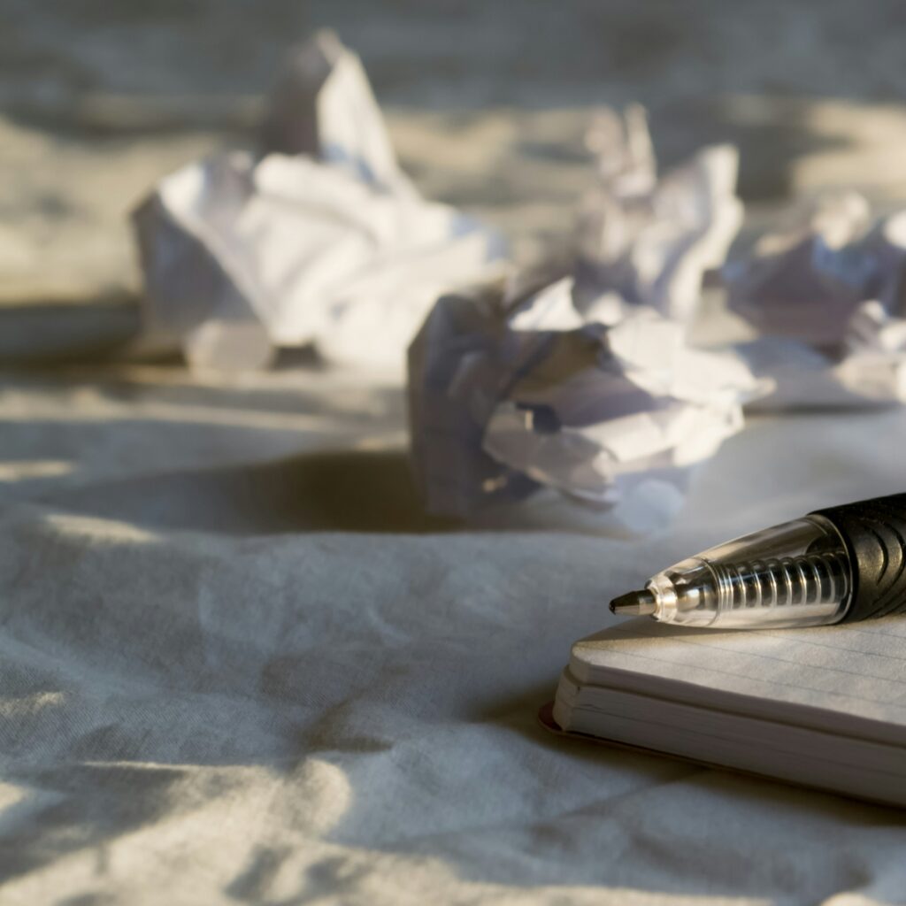 Rolled up paper frustration about unfair dismissal