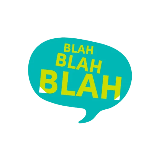 HM3 Legal plain English promise 'blah, blah, blah' speech balloon